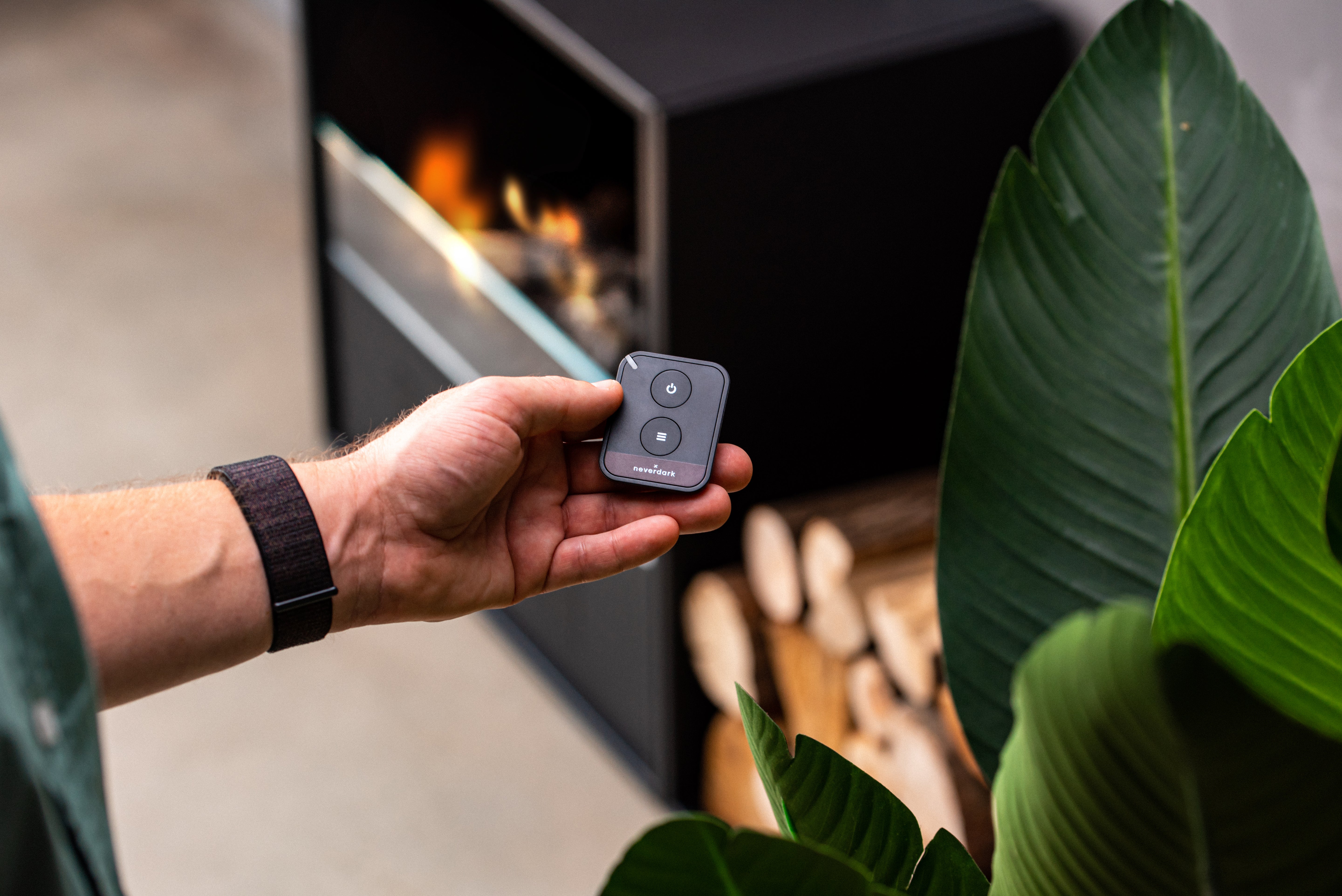 MossWood, automatisk fritstående biopejs fra Neverdark