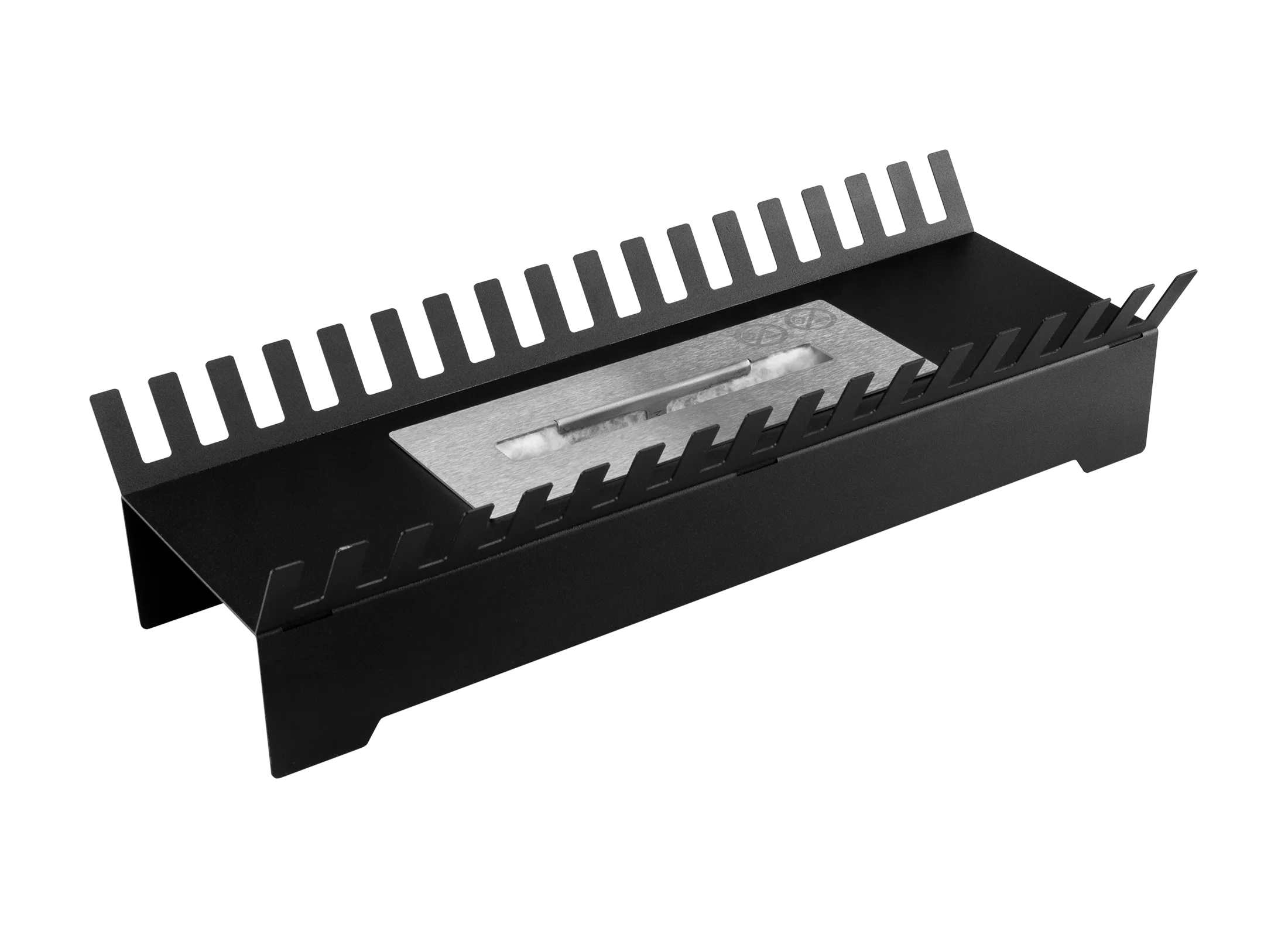 Feniks, brænder og indsats i pejs eller kamin