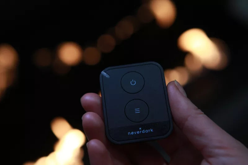 Sort fjernbetjening fra Neverdark