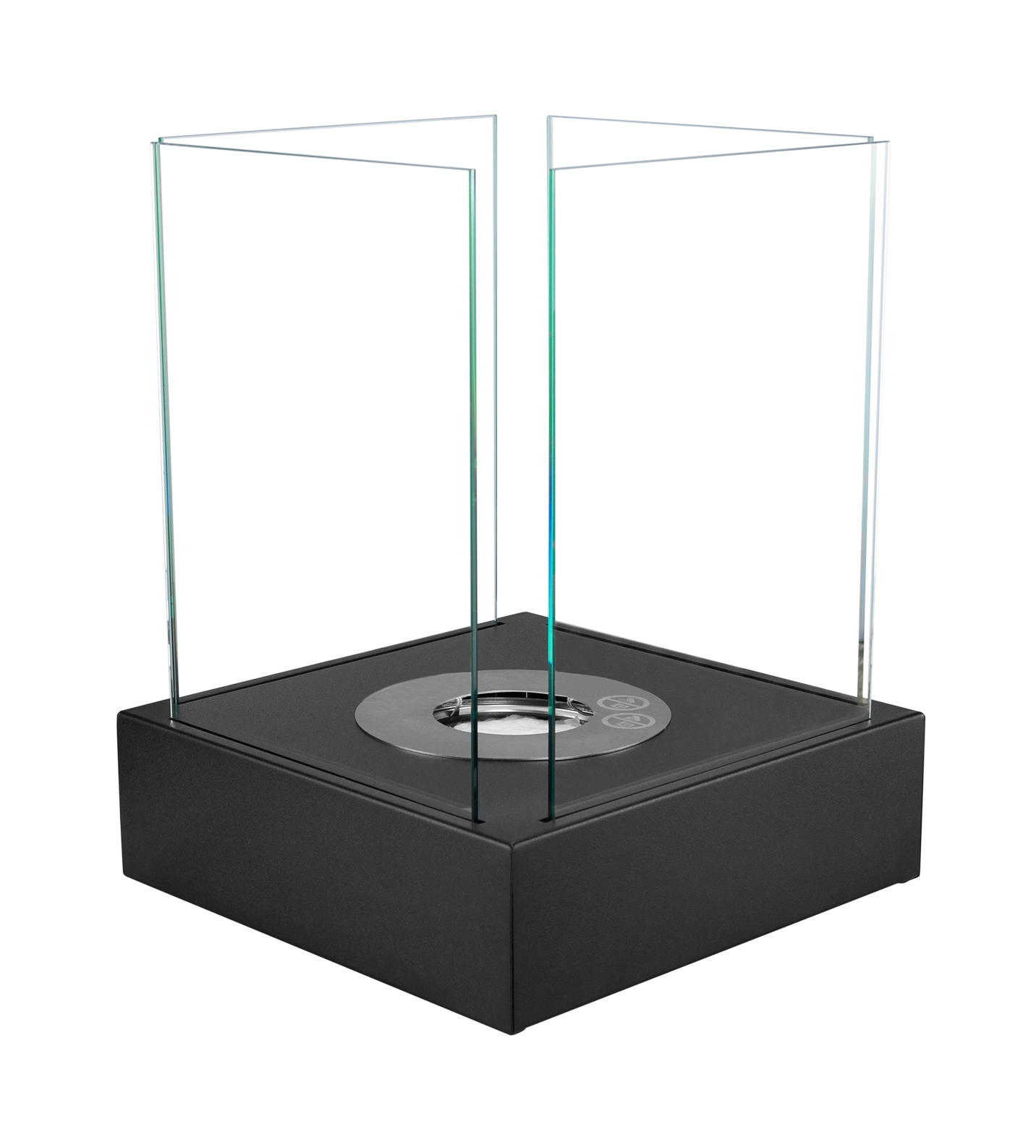 fritstående sort have biopejs på sløret baggrund