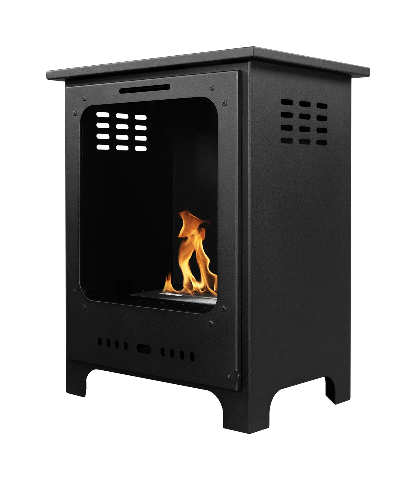 Koza, brændeovnslignende biopejs