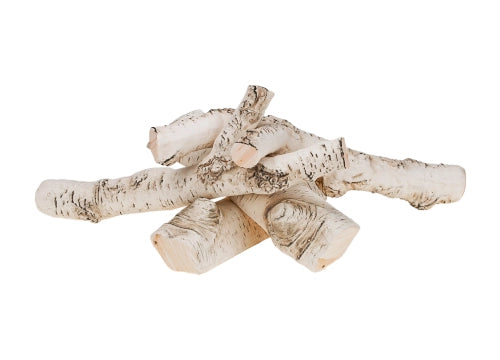 Keramisk brænde 4 stk. - Flot birkebrænde til biopejs