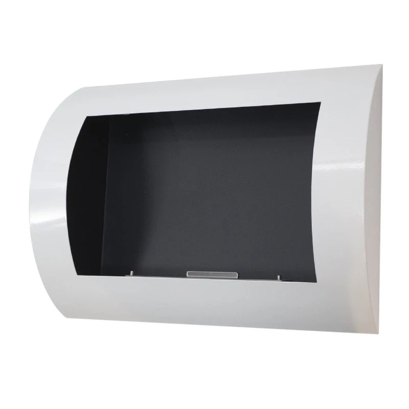 hvid væghængt biopejs