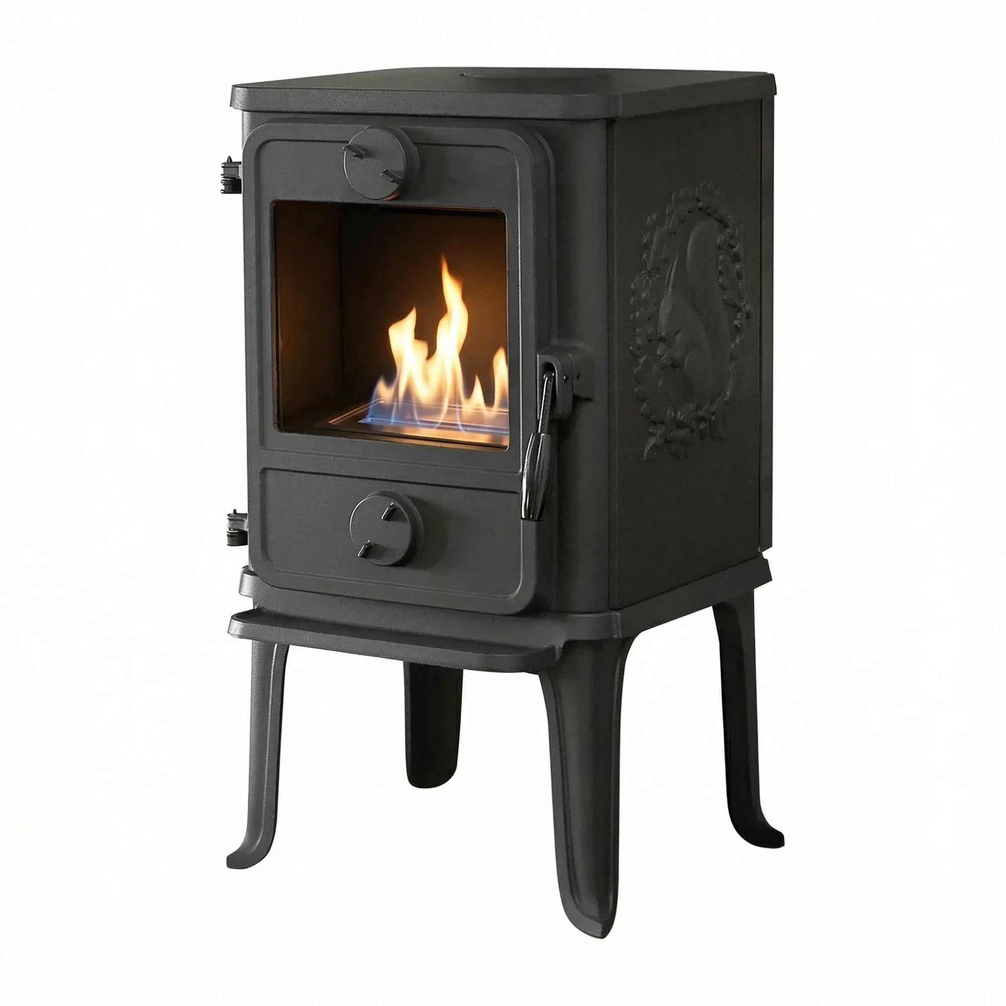 Morsø 1010 fritstående biopejs i støbejern