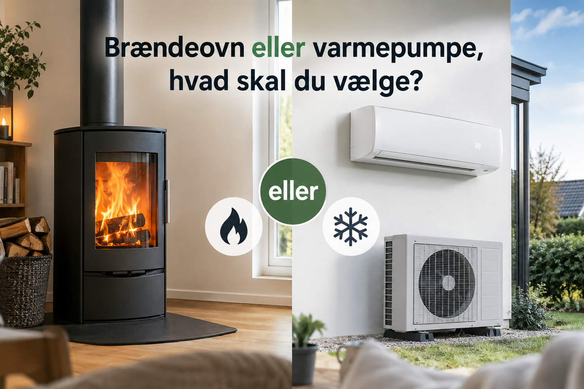 Brændeovn eller varmepumpe – hvad passer til dit hjem?