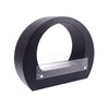 sort buet biopejs med frontglas